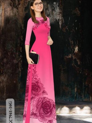 1610783287 933 vai ao dai hoa hong (4)